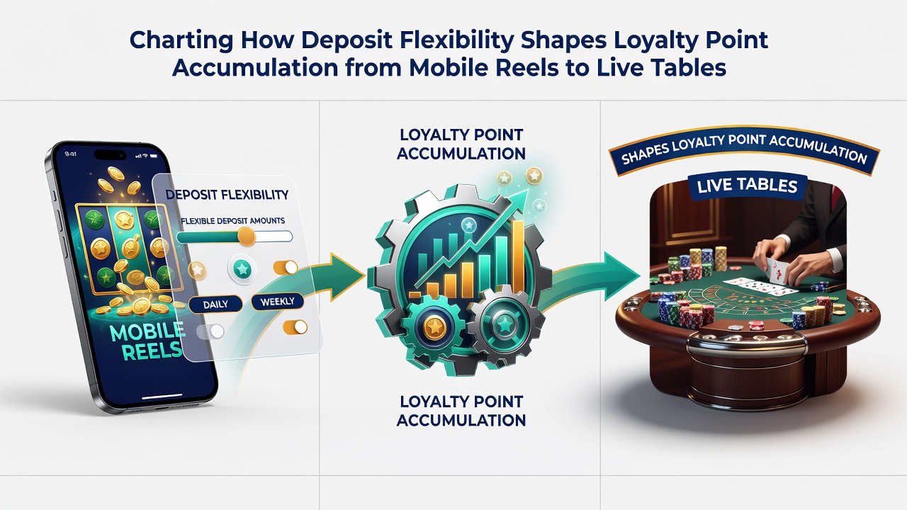 Loyalty point tracking across sports wagers and live dealer tables