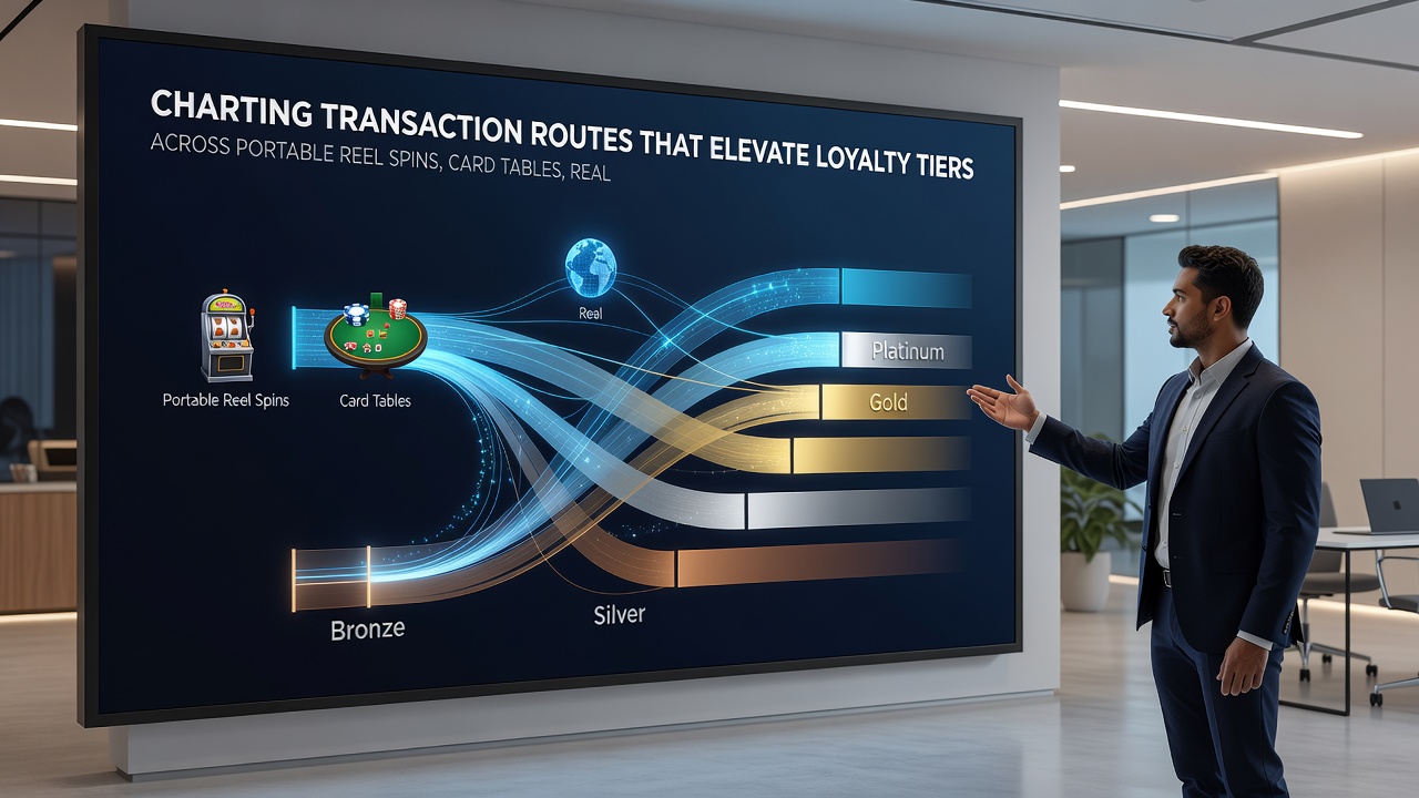 Loyalty dashboard displaying tier progression linked to deposits across live dealer streams and sports betting markets
