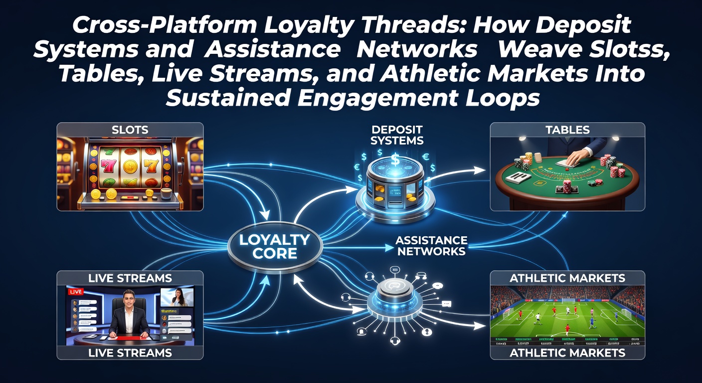 Cross-platform loyalty systems connecting slots, tables, live streams and sports markets through deposit networks
