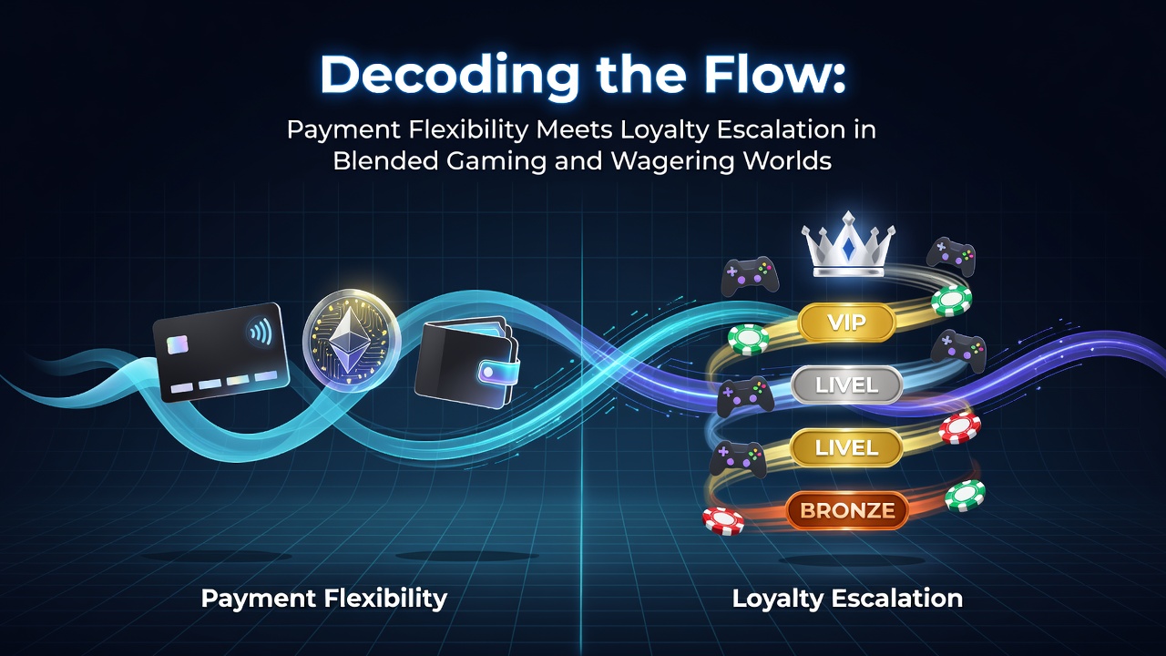 Integrated payment systems and loyalty tiers visualized across casino games and sports wagering platforms