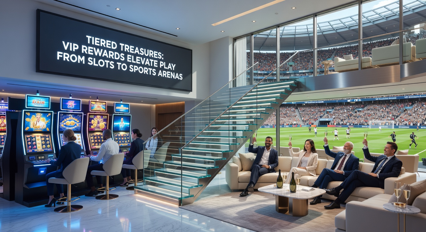 Golden VIP key unlocking doors to luxury rewards, featuring slot reels, poker chips, live dealer tables, and sports betting slips in a seamless progression